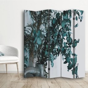 Gario Paraván Zöld növény vázában Méret: 180 x 170 cm, Kivitelezés: Forgó paraván 360°