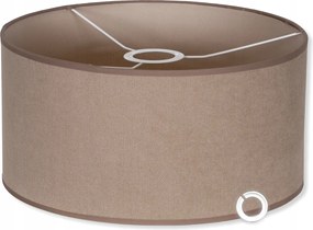 Lámpaernyő Bézs álló függőlámpához Puha Soft Anyag 35 cm e14 e27