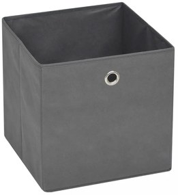 4 db szürke, nem szőtt tárolódoboz 32 x 32 x 32 cm