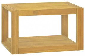 tömör tíkfa falra szerelhető fürdőszobaszekrény 60 x 45 x 35 cm