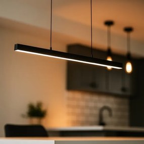 Brilagi - AXIS LED csillár kábelen, 30 W, 230 V, 120 cm, fekete