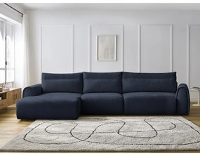 Sötétkék sarokkanapé Aden – Bobochic Paris