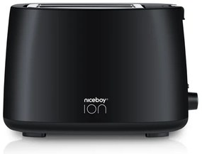 Niceboy ION Cruncher C1 - Kenyérpirító két lyukkal és pörkölővel 750W/230V fekete