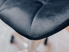 AKCIÓ Fekete irodai szék AVOLA VELVET II. osztály