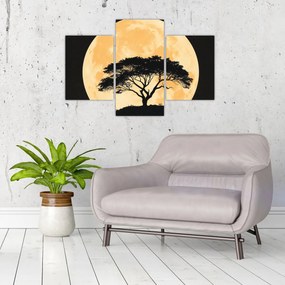 Kép – Fa arany teliholdban II. (90x60 cm)
