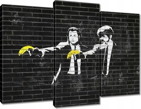 Vászonkép 90x70 Banksy Banana Fiction