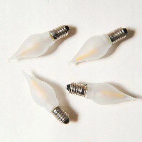 Exihand Led húzott matt izzó Filament gyertyatartóba 34V/0.25W húzott, csomag