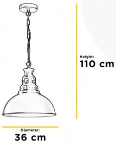 ONLI - Csillár láncon ISTANBUL 1xE27/22W/230V fekete