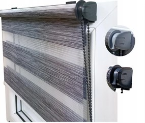 Roló Éjjel-nappal Lux méret 136x150cm Szürke