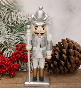 Diótörő figura 16cm Fa Karácsonyi Dekoráció