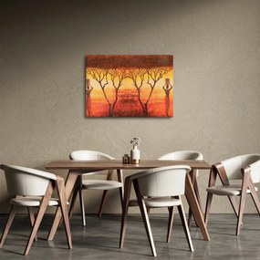 Kép - afrikai szavanna (70x50 cm)
