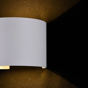 MAYTONI O573WL-L6W FULTON Modern Kültéri Fali Lámpa Fehér LED IP54