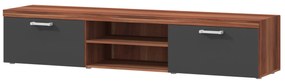 TV asztal/szekrény Salford S8 (szilva + grafit). Akció -15%. 606015