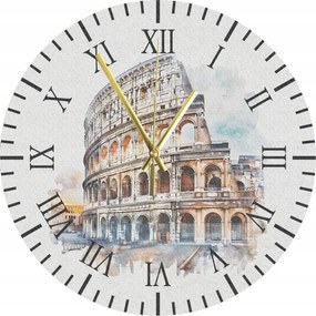 Dekoratív Falióra Csendes nyomok Róma 45 cm