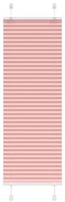 pliszírozott redőny rózsaszín 45x150 cm szövetszélesség 44,4 cm