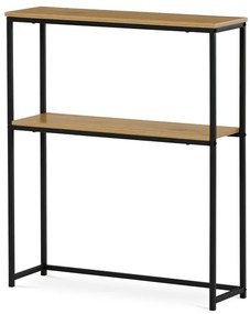 Tárolóasztal 70×70 cm, MDF, natúr fa OAK