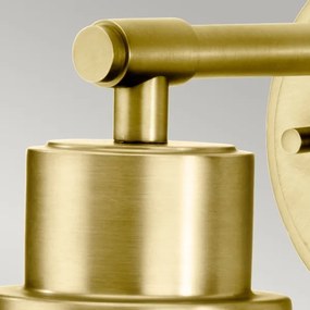 Elstead BATH-MORVAH1-BB - Fürdőszobai fali lámpa 1xE27/60W/230V IP44 arany