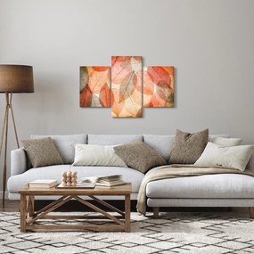 Festett őszi levelek képe (90x60 cm)