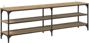 vidaXL TV szekrény Artisan tölgy 160 x 30 x 50 cm Műszaki fa és vas