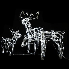 3 részes karácsonyi rénszarvasos díszvilágítás 229 LED