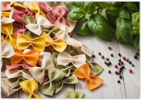 Poszterek 100x70 Színes Farfalle bors