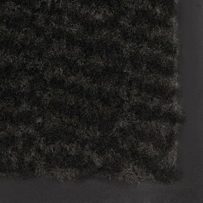 fekete tűzött lábtörlő 60 x 150 cm