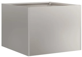 ültető rozsdás 40x40x30 cm időjárásálló acélból