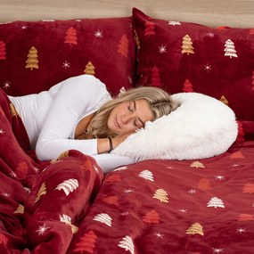 4Home Crimson Woods mikroflanel ágynemű, 140 x 200 cm, 70 x 90 cm