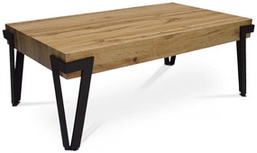 Ahg-263 Masă de cafea la modă în culoarea stejarului 112x62x43 cm