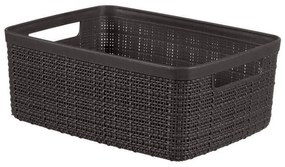 Jute sötétszürke tárolókosár, 5 l - Curver