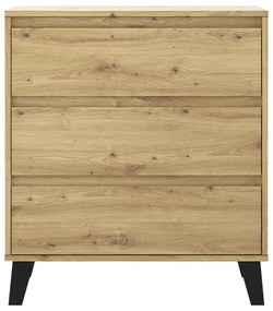 BOGAN 3S70 komód, tölgyfa artisan