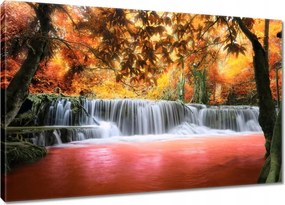 Vászonkép 120x80 Narancssárga vízesés