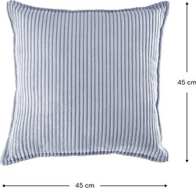 Kék kordbársony párna gyerek kanapéhoz Block – Wigiwama