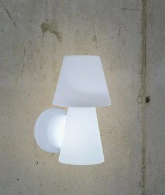KING HOME LUMLL035OPNW LOLA Modern Kültéri Fali Lámpa Fehér E27 IP44