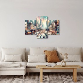 Kép - Városi élet (90x60 cm)