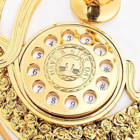 Vintage Szív Alakú Retro Luxus Telefon Zenedoboz Ékszertartó Doboz Tökéletes ajándék Karácsonyra