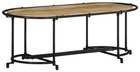 Tömör nyers mangófa dohányzóasztal 110 x 55 x 40 cm