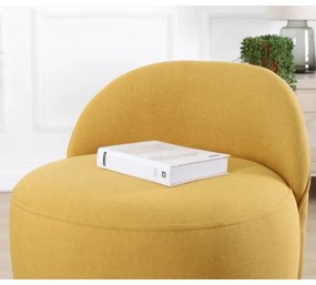 NIKI puff, átmérő 46 cm, sárga