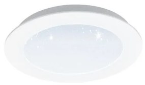 Eglo Fiobbo 97592 kristályeffektes álmennyezeti spot, 10W LED, 3000K, 1100lm
