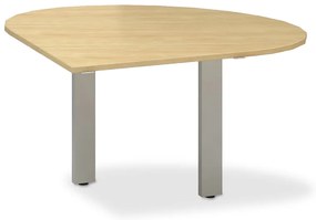 Irodai íróasztal 120 x 120 cm, ProOffice C, jobb, vadkörte