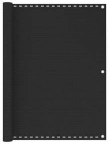 antracitszürke HDPE erkélynapellenző 120 x 500 cm
