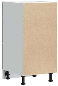 fekete, műfa konyhaszekrény „Kalmar”