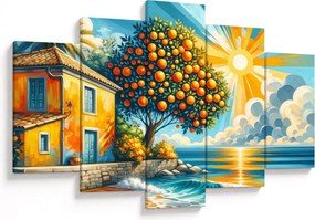 Kép - Ház narancsokkal I. (150x105 cm)