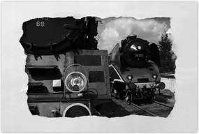 Poszterek 120x80 Vonatok Ol49-69 és 18-201