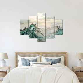 Kép - 3D tengeri absztrakció (150x105 cm)