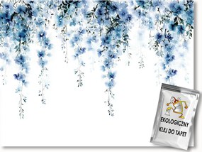 Fotótapéta Flizelina Akvarell Természet Kert Virágok Wisteria 104x70,5 ragasztó