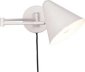 Elefántcsont színű konnektorhoz csatlakoztatható fali lámpa hajlítható szerkezettel ø 15 cm Cosima – Trio