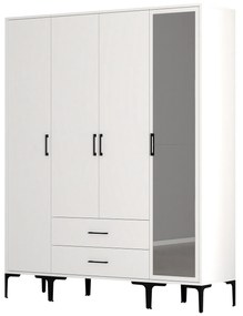 Ruhásszekrény Kiara STR (fehér). 1088460