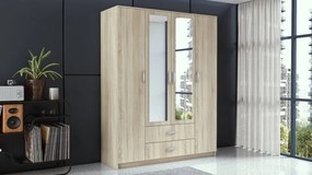 ROMANA 160 gardróbszekrény, sonoma