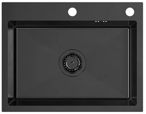 Acél mosogatótálca LUKE 110 WORKSTATION Black
